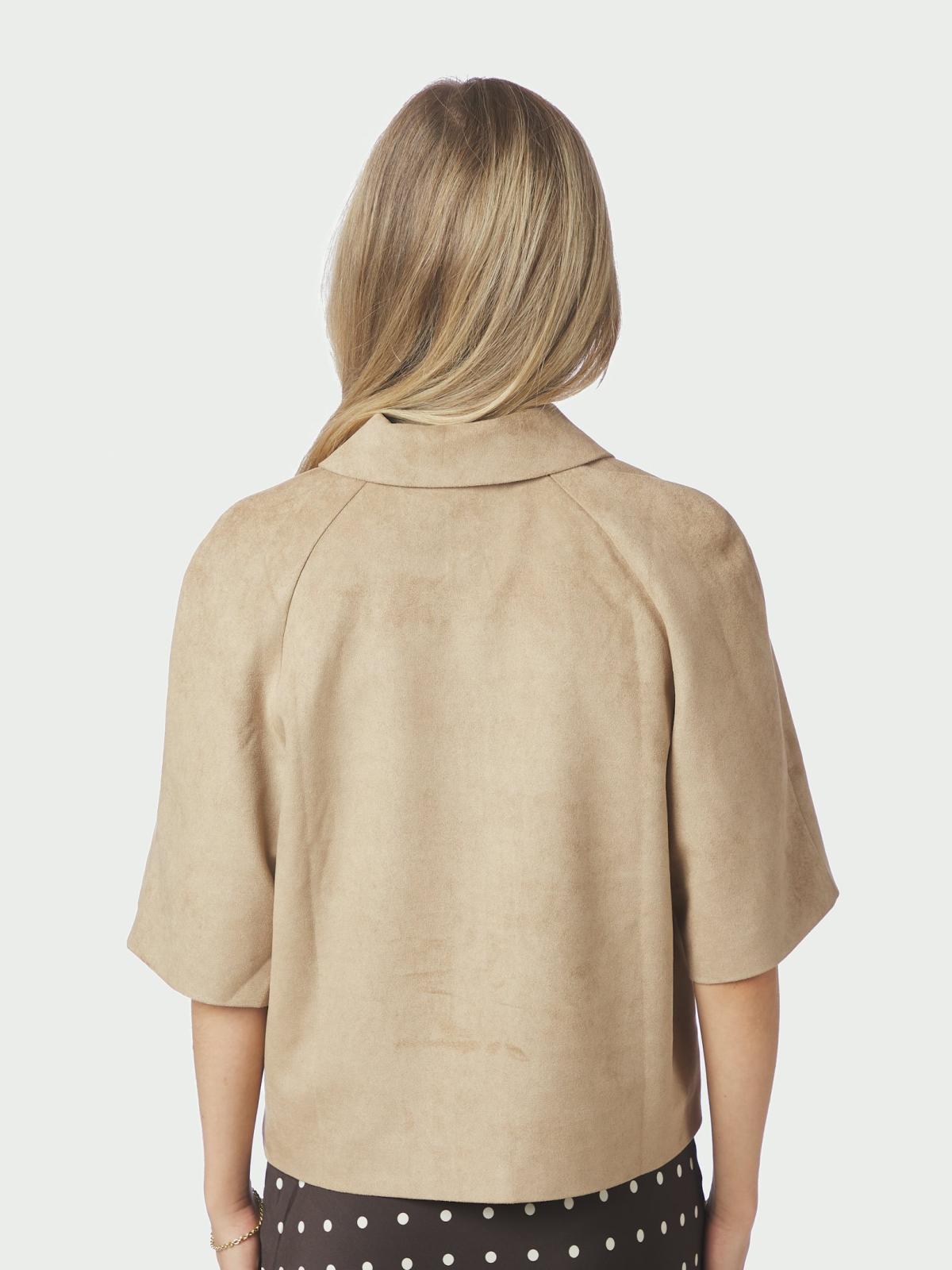 Neo Noir Editta Faux  Jacket,  Sand - 5
