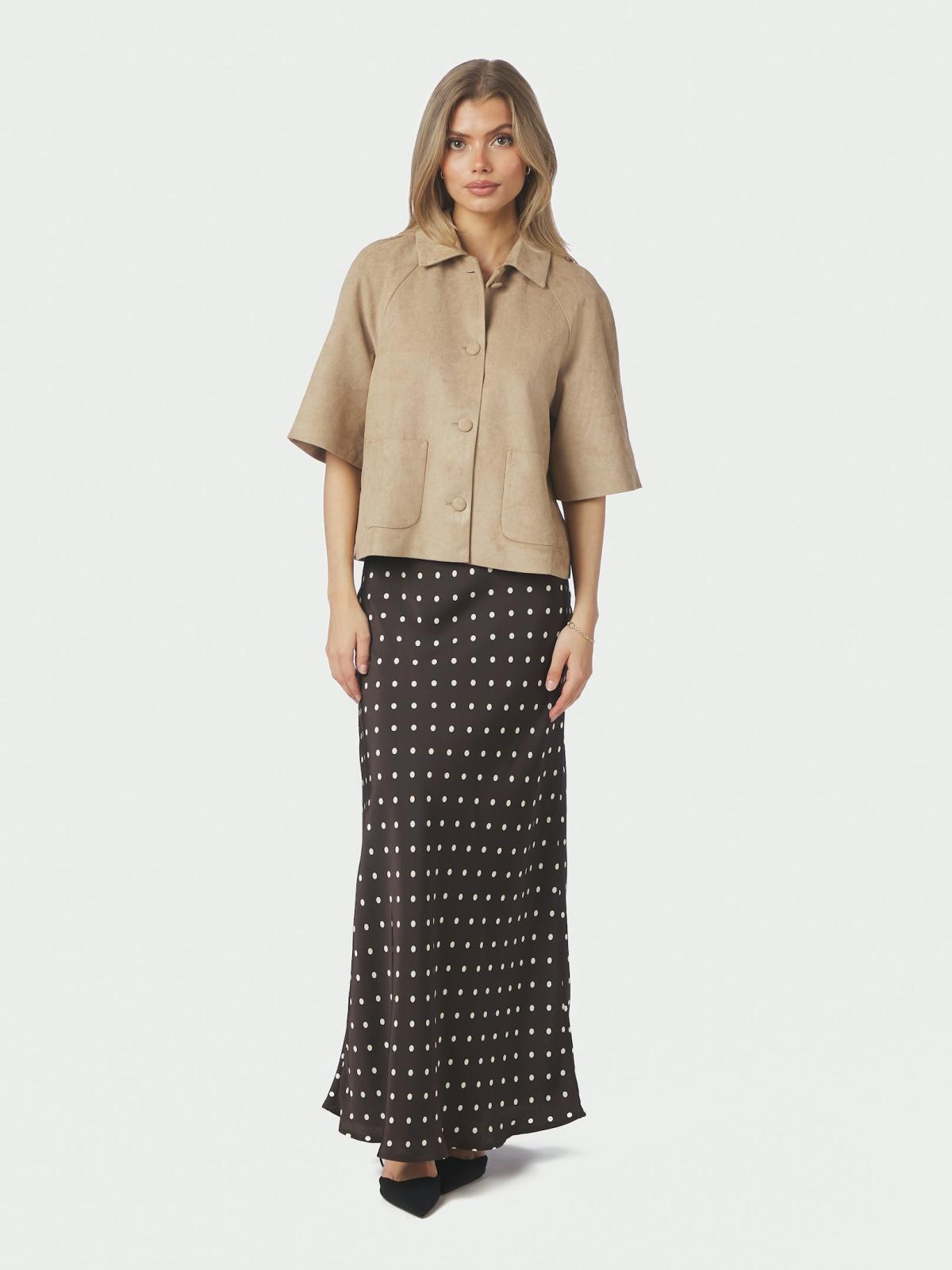 Neo Noir Editta Faux  Jacket,  Sand - 6