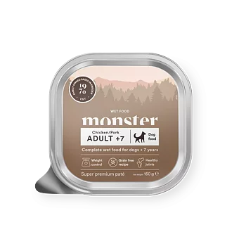 Monster Dog Senior Paté tray 150 g