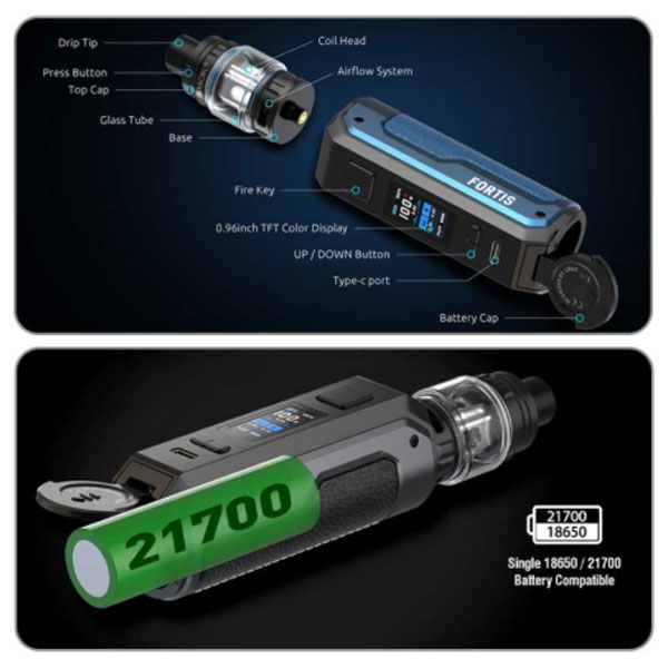SMOK Fortis 100W Kit  - 4