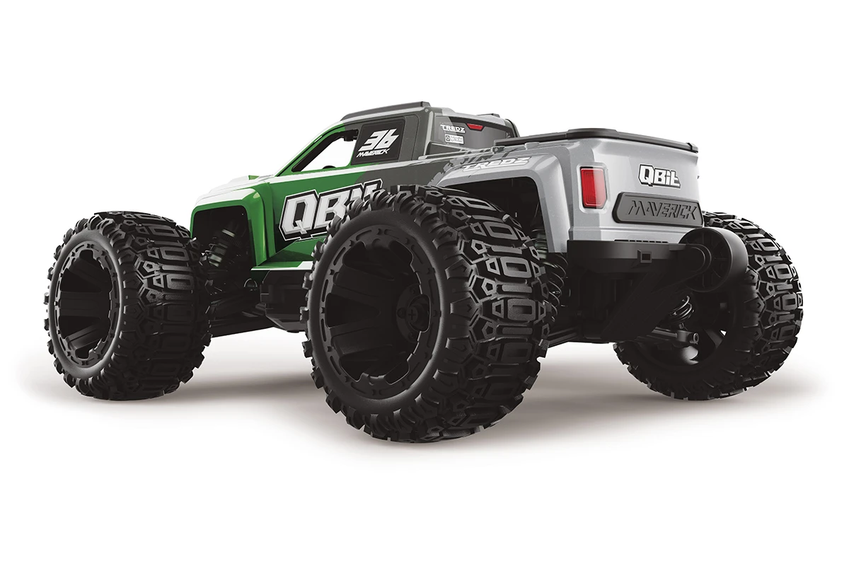 Maverick RC Qbit MT 1/16th Monster Truck - Green - 3