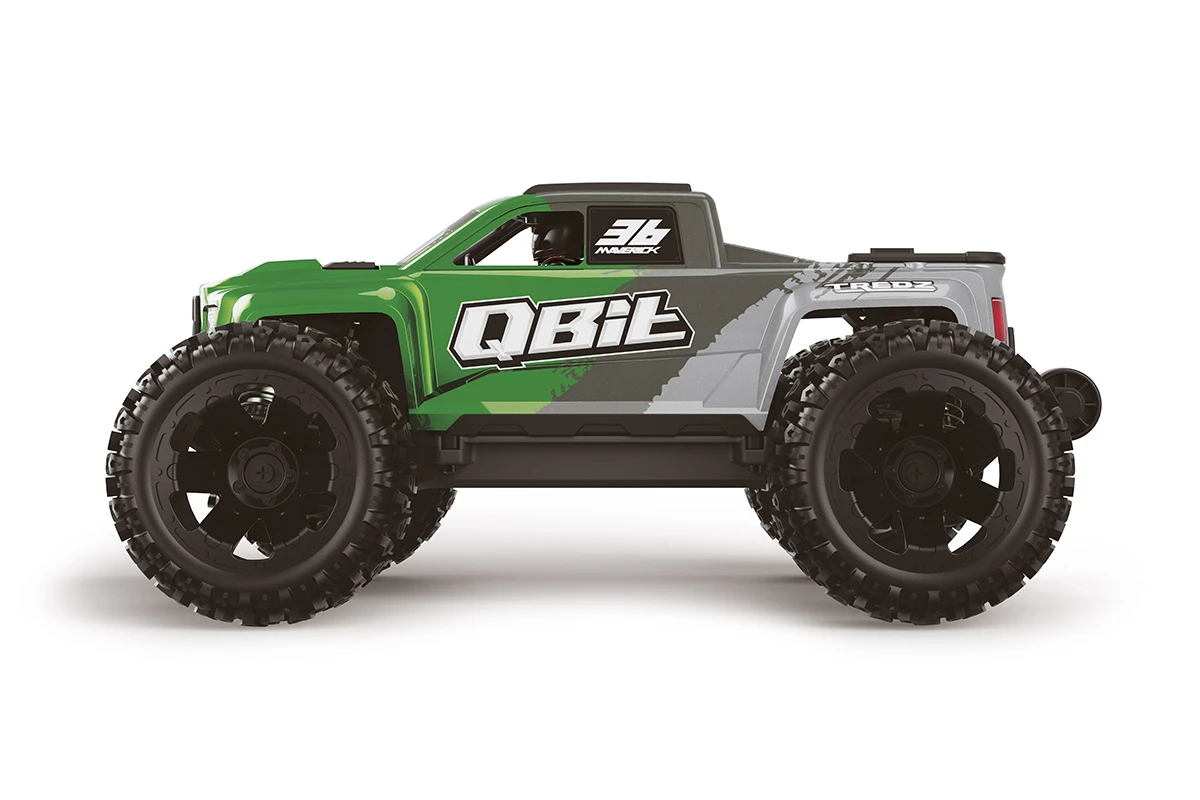 Maverick RC Qbit MT 1/16th Monster Truck - Green - 2