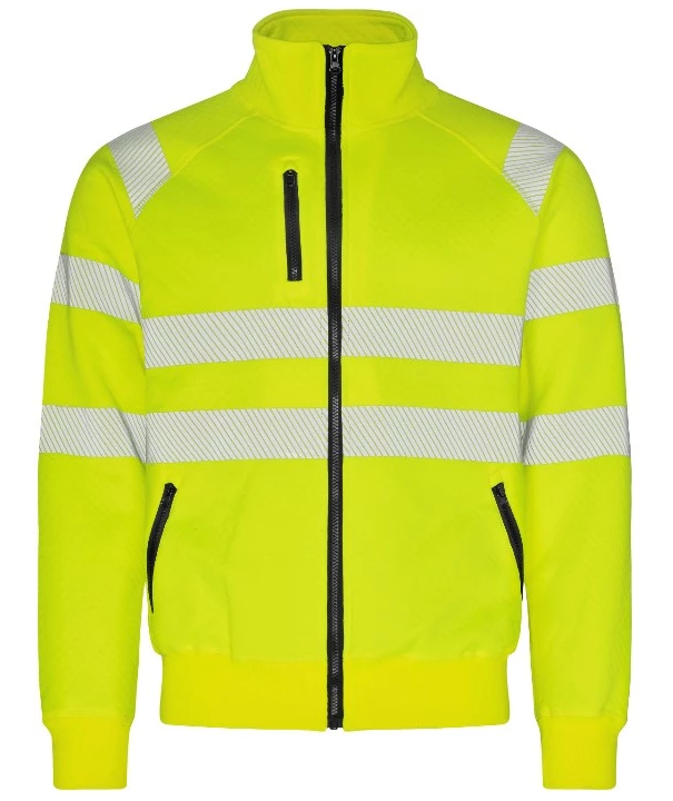 NordWear 6110 Sweatshirt Helzip Varsel Klass 3