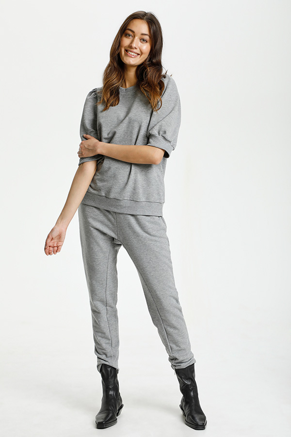 Culture - Vega Pants  Grey Melange - 7