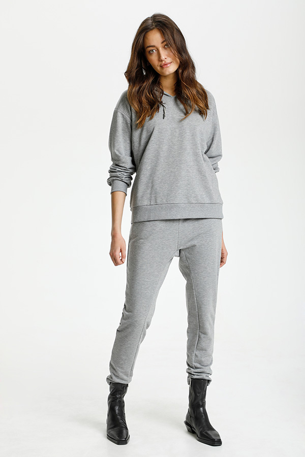 Culture - Vega Pants  Grey Melange - 6