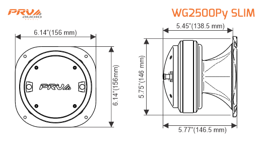 PRV Audio WG2500Py SLIM - 12