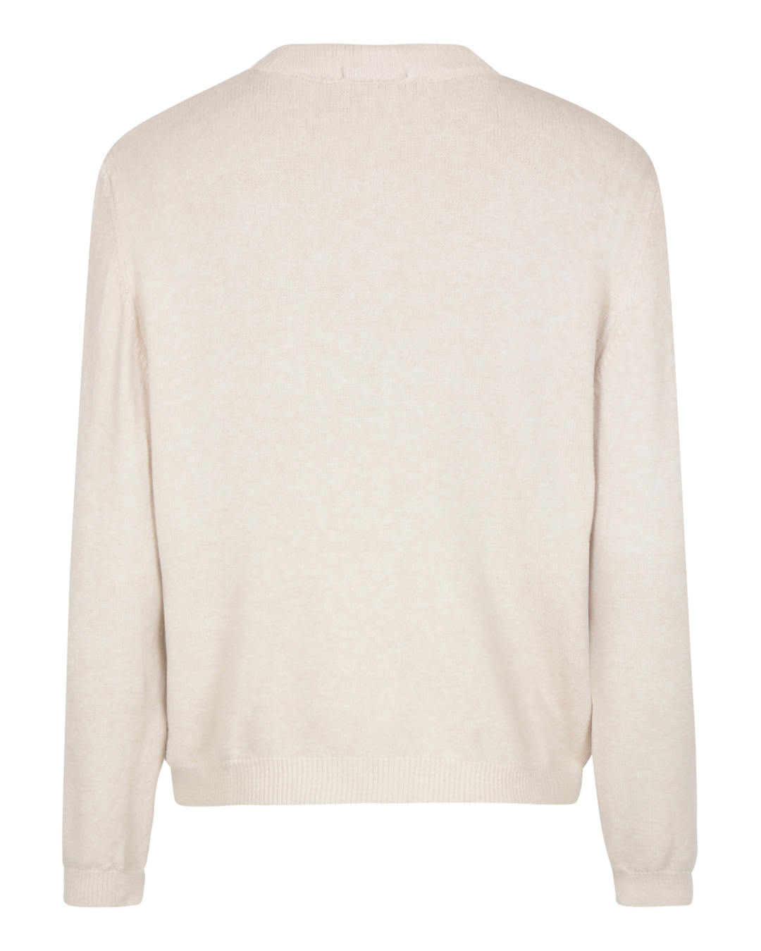 Kofta onesize rundringad ljusbeige - 3
