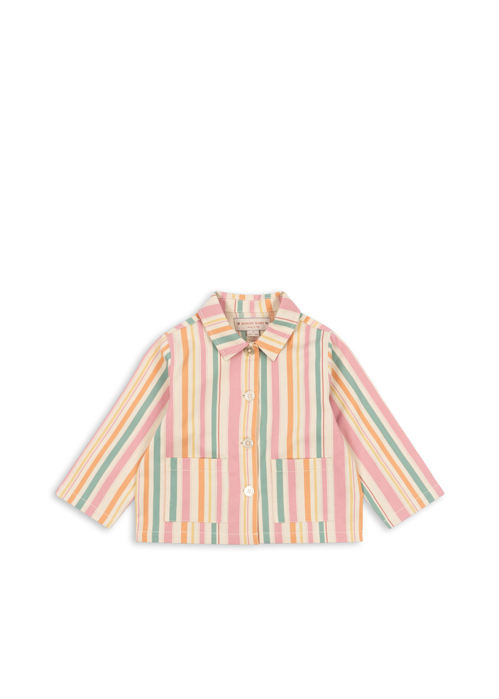 FRANKIE SHIRT JACKET GOTS MIAMI STRIPE