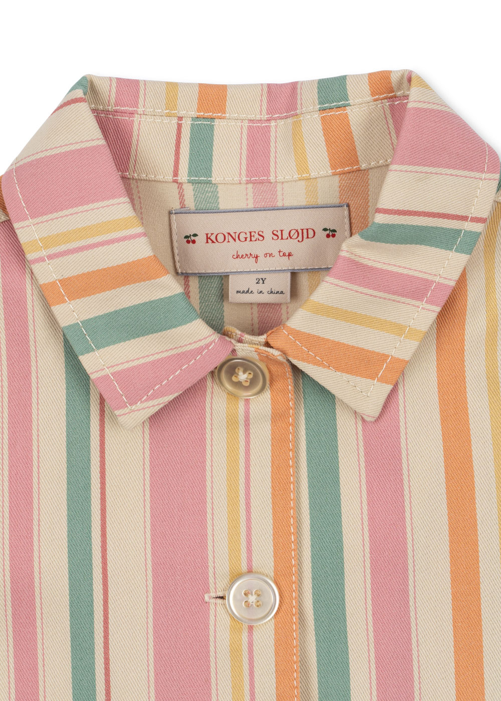 FRANKIE SHIRT JACKET GOTS MIAMI STRIPE - 3