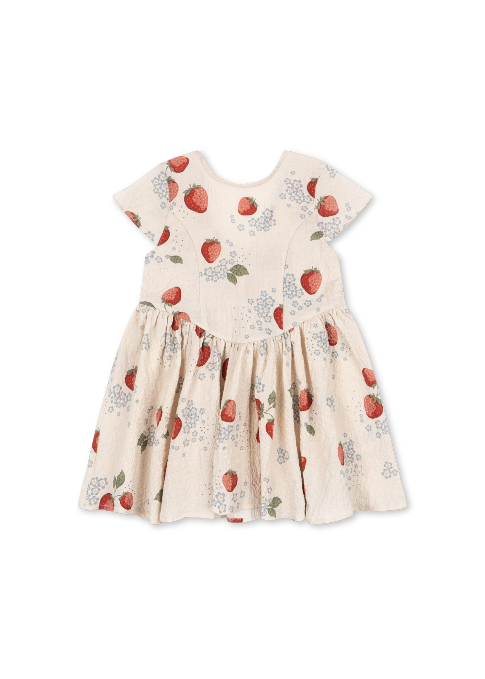 AVA SS BOW DRESS GOTS MARMELADE SUN