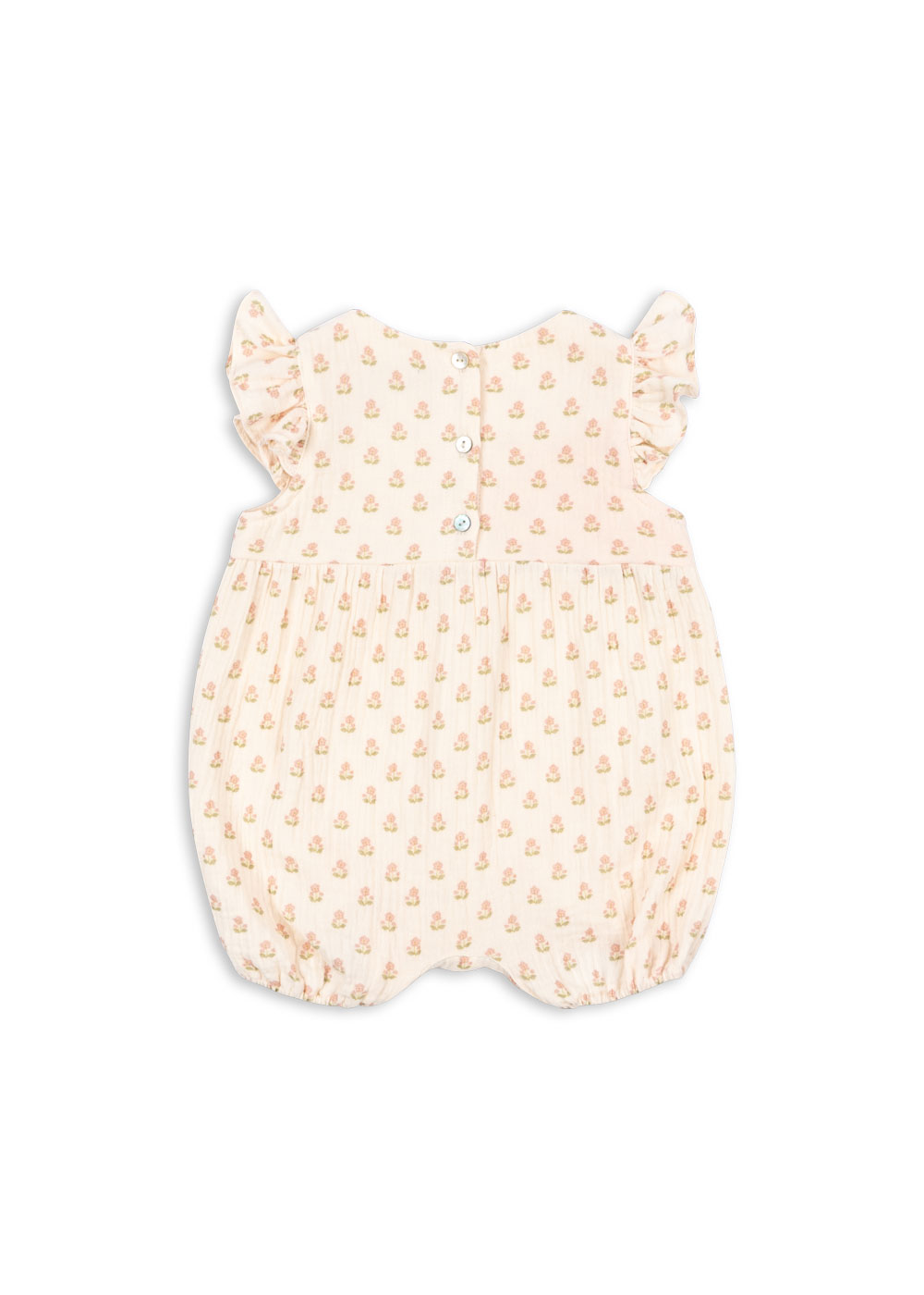 COCO FRILL ROMPER GOTS CARTA ROSA - 2