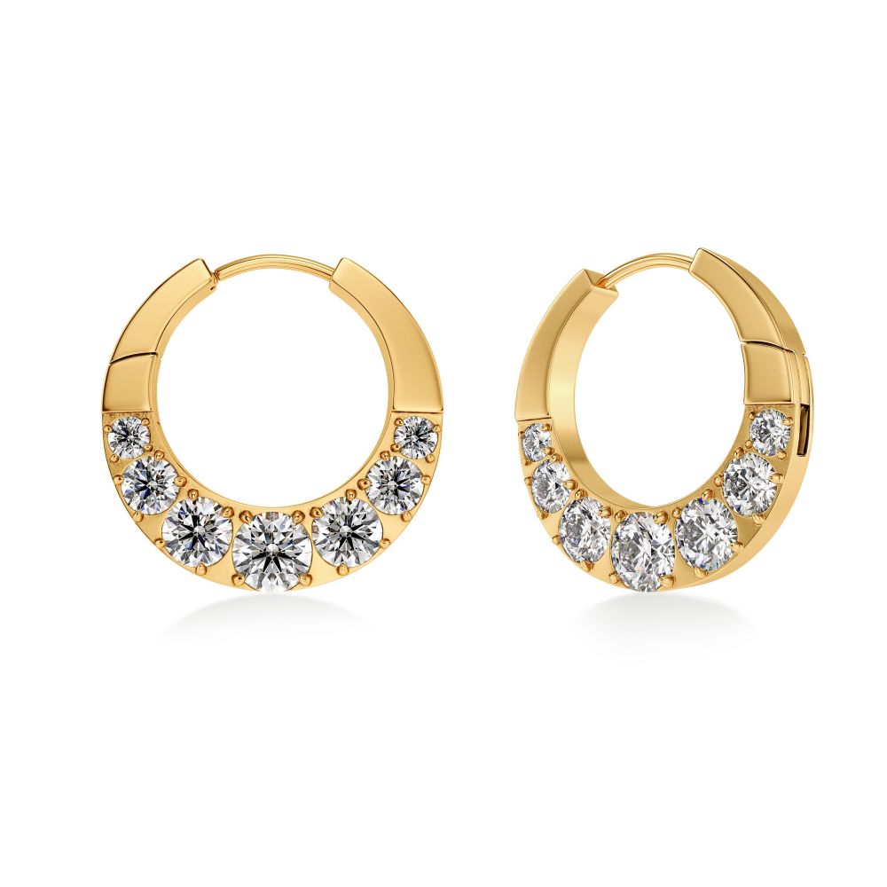 Edblad Monarch hoops L guld
