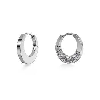 Edblad Monarch hoops S silver