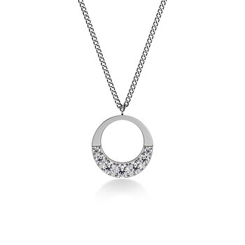 Edblad Monarch halsband S silver