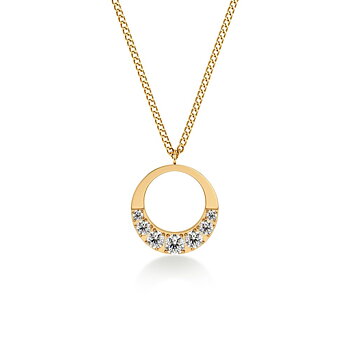 Edblad Monarch halsband S guld