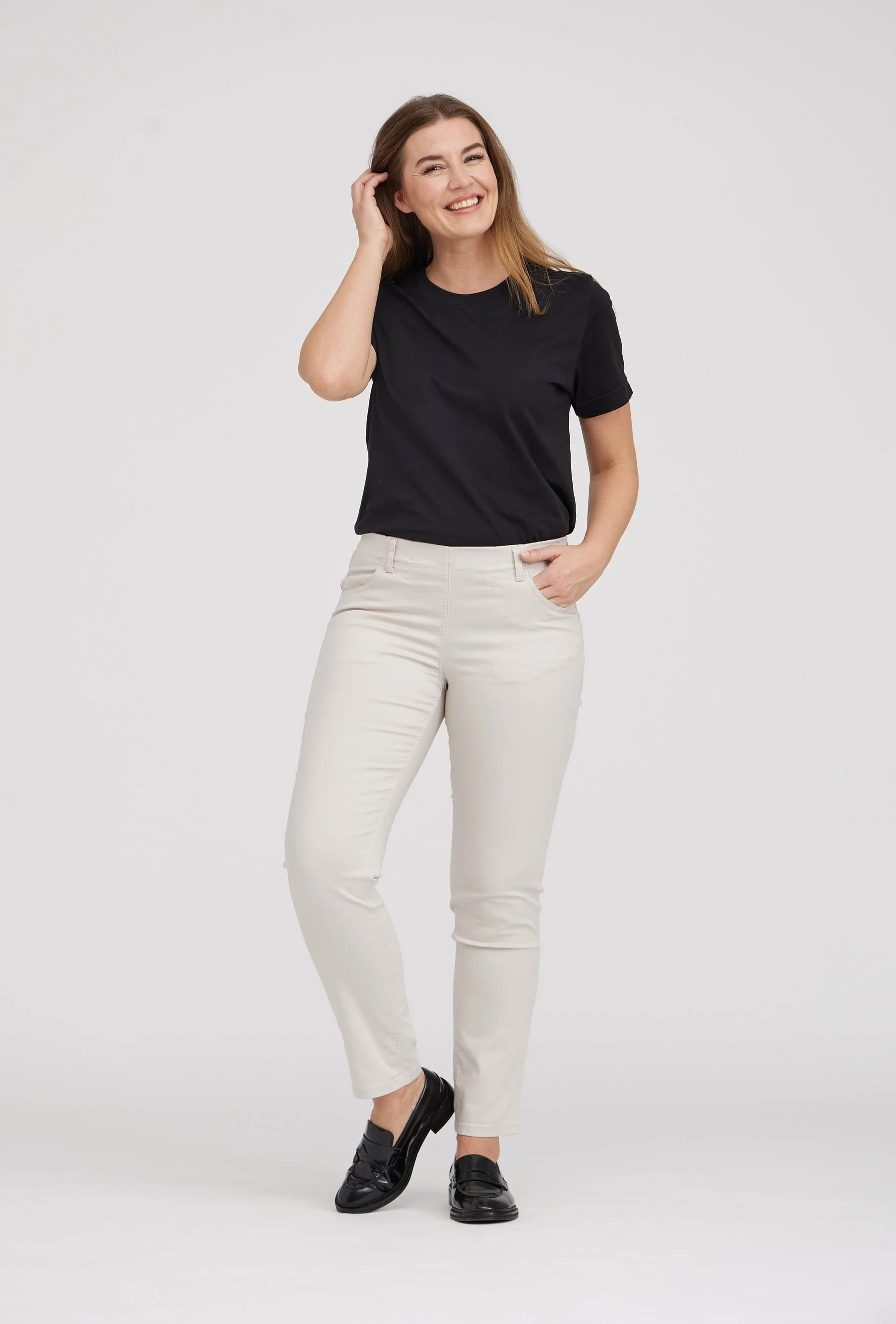 Kelly Regular SL - Grey Sand - Laurie