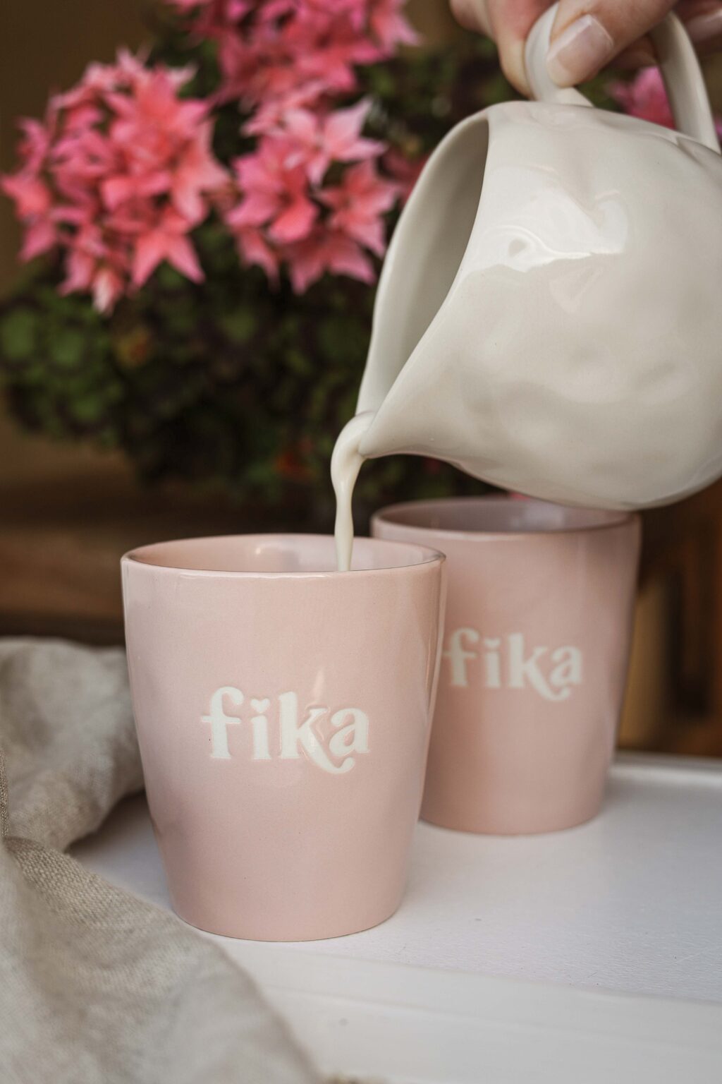 Mug Fika pink - Majas Cottage