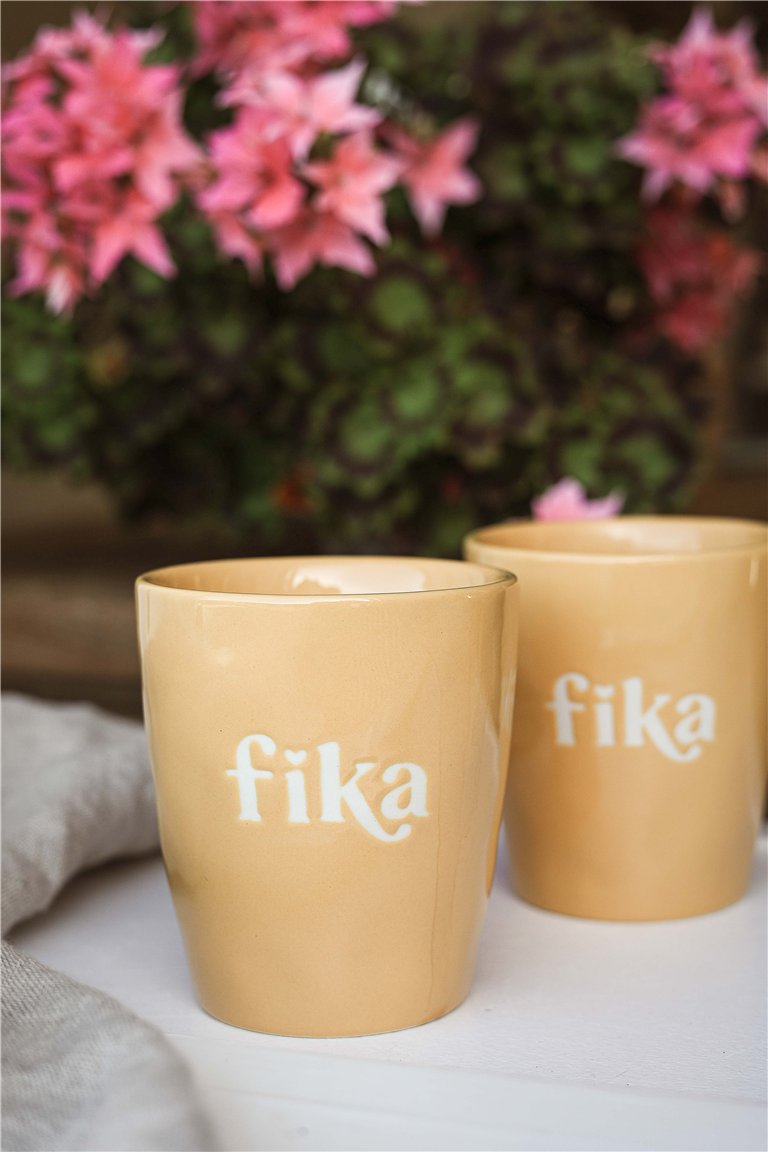 Mug Fika yellow - Majas Cottage - 3