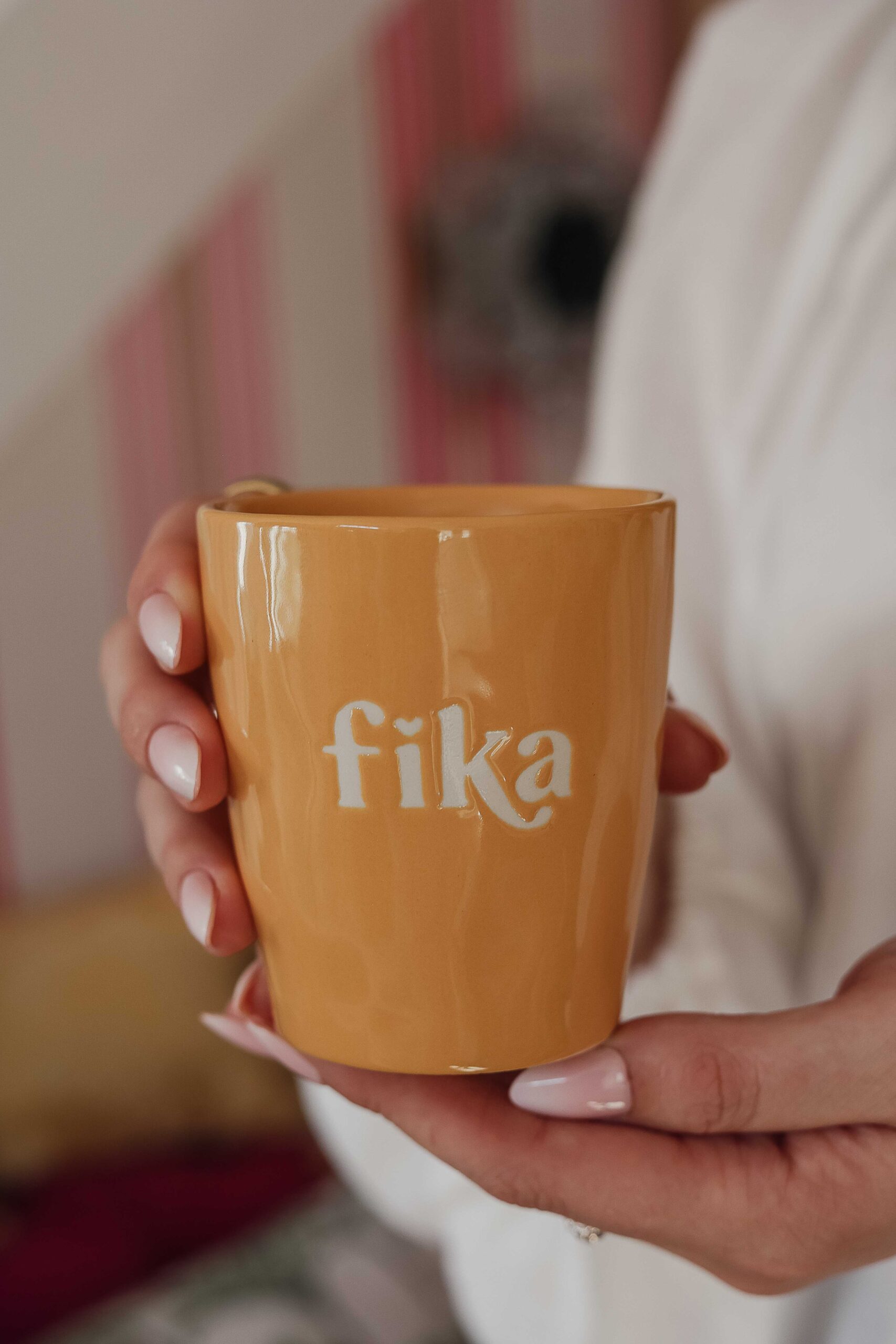 Mug Fika yellow - Majas Cottage