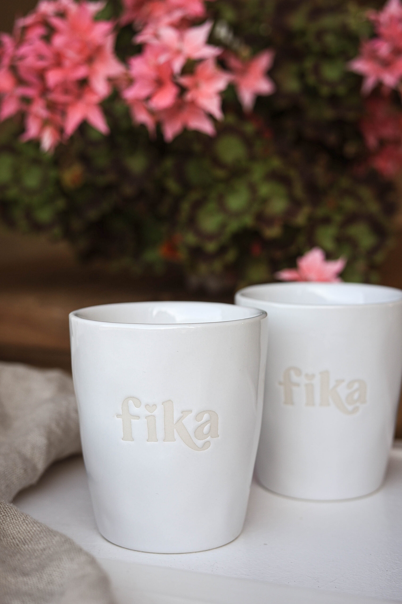 Mug Fika white - Majas Cottage