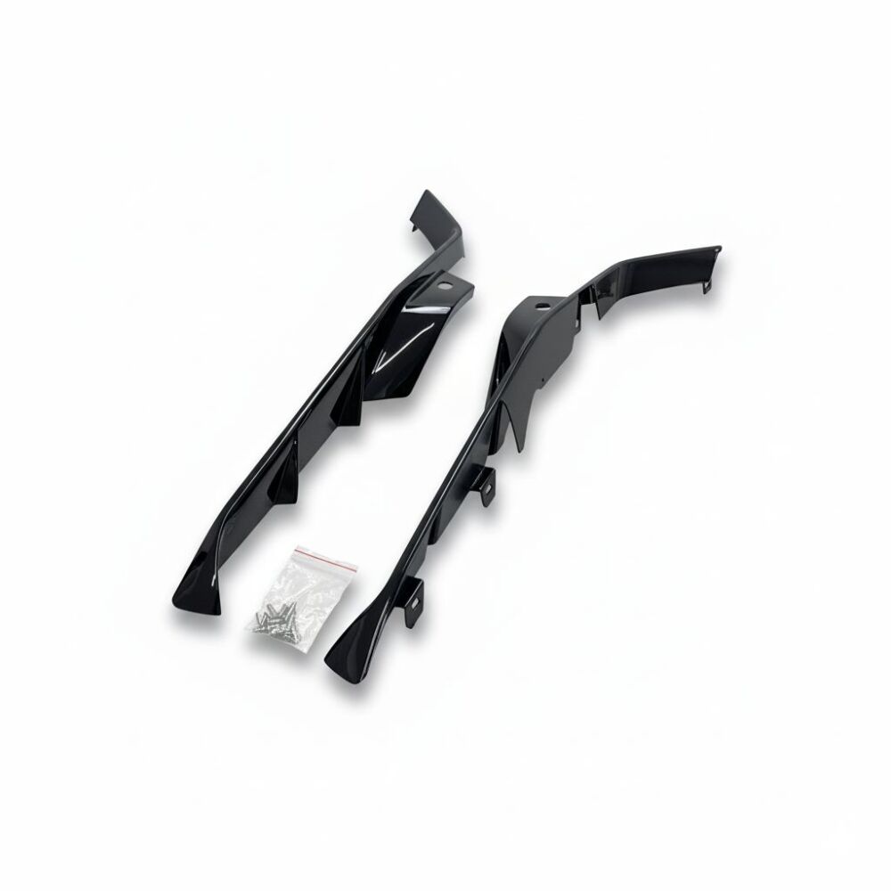 Frontgrill insatser – Blank Svart - 2