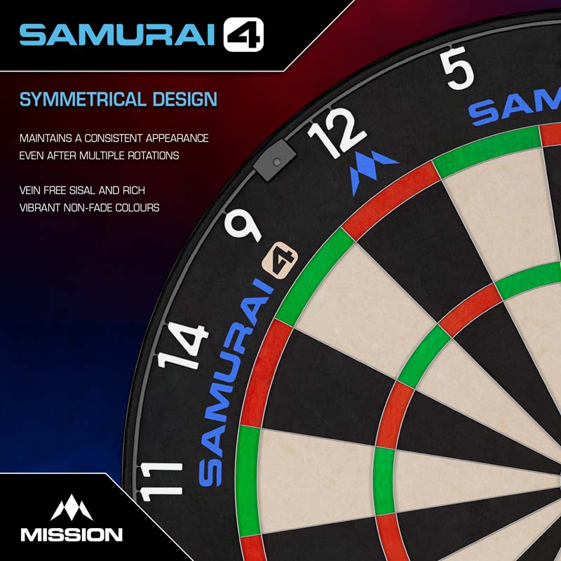 Mission Darttavla Samurai 4 White Spider - 6