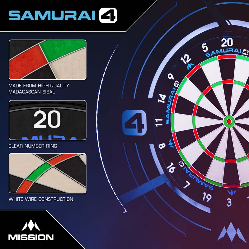 Mission Darttavla Samurai 4 White Spider - 7