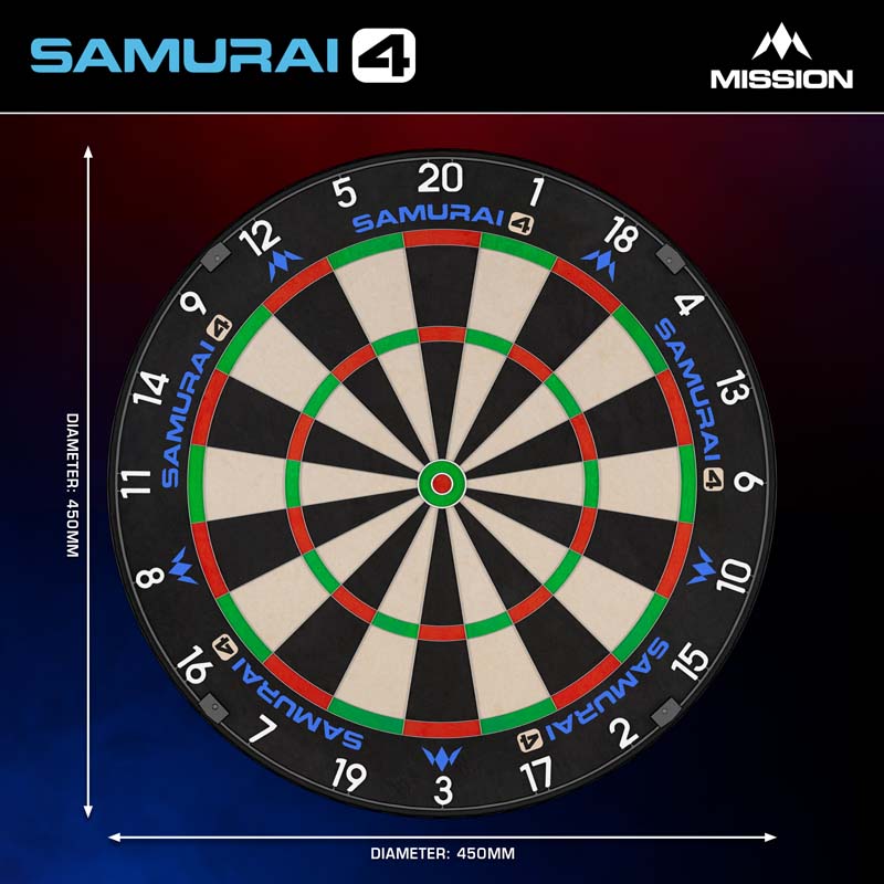 Mission Darttavla Samurai 4 White Spider - 8