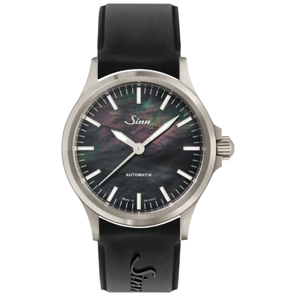 556.0105 Sinn 556 I pärlemor S integrerat silikonband med viklås