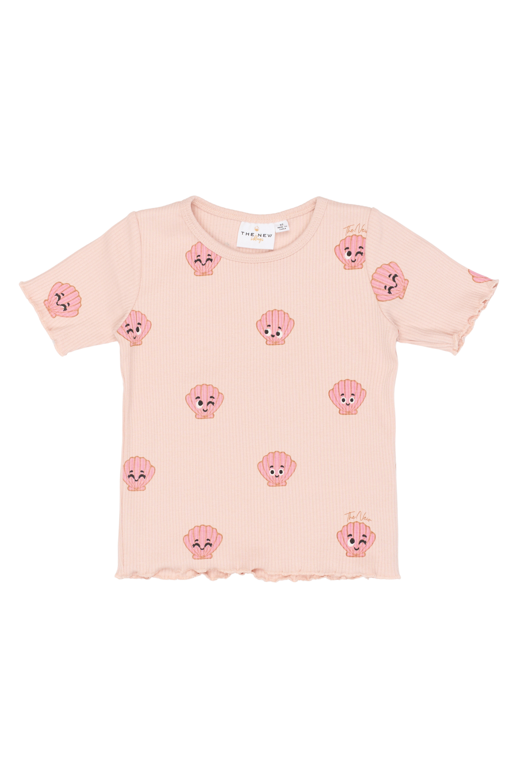 TNSTTinker SS Rib Tee Peach Whip AOP