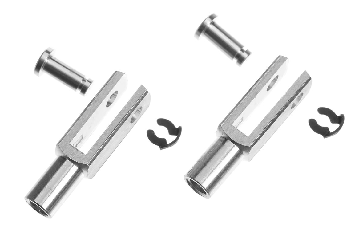 G-Force Aluminum Clevis - Heavy Duty - M4 - 2 pcs