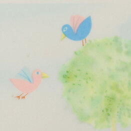 Pia Rönndahl (Villa Rosa 1985) Wall Plaque with Birds and Tree Motif 12 cm