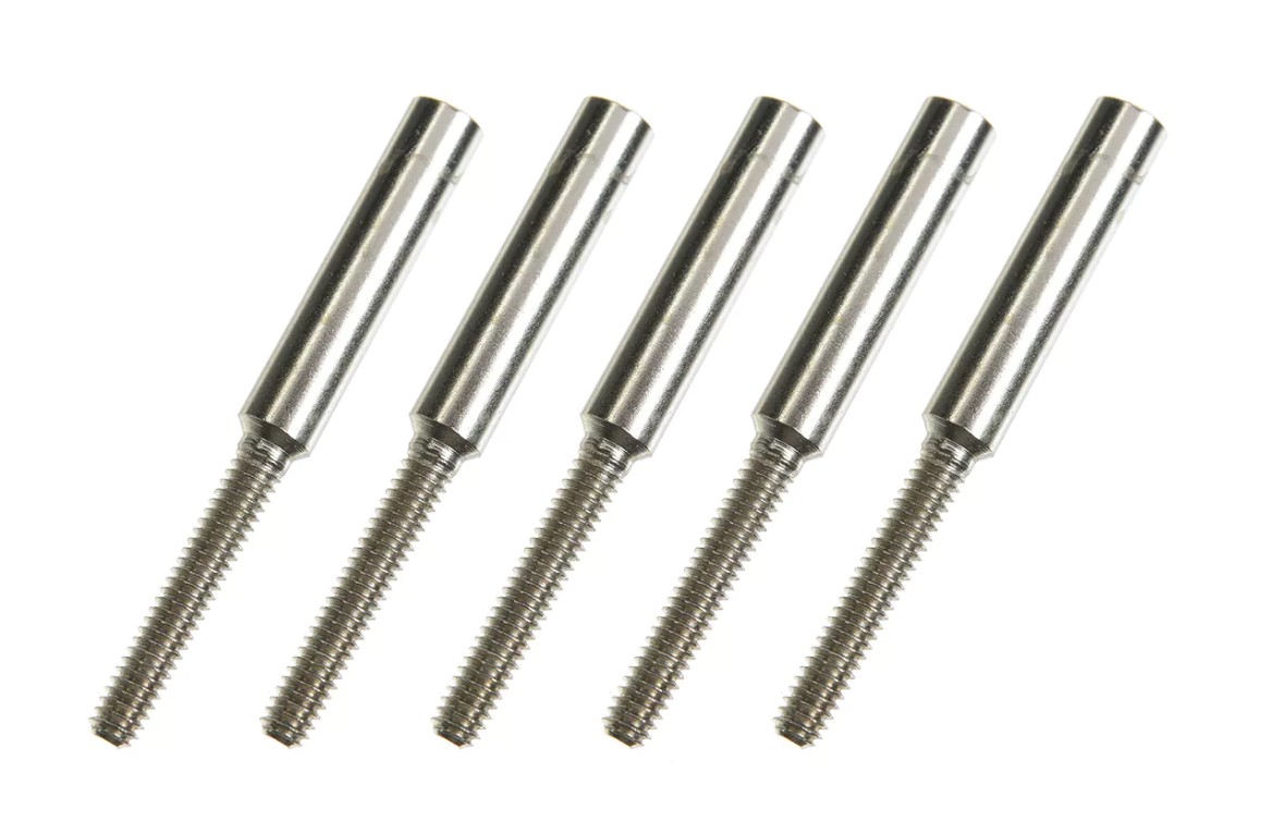 G-Force Threaded Coupler - M2 - Outer - Wire Dia. 2.1mm - 5 pcs