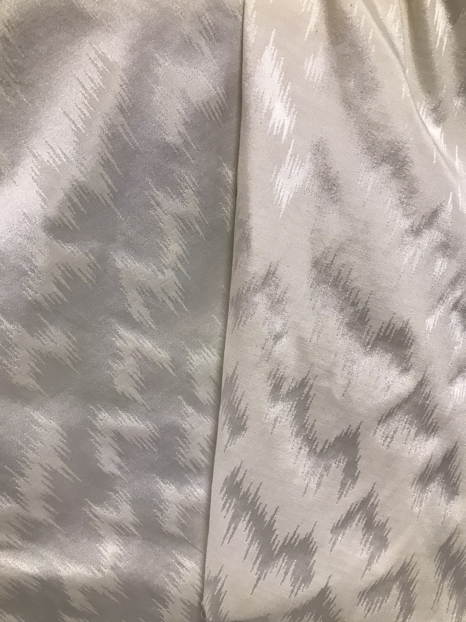 Vit Bomulls Jacquard