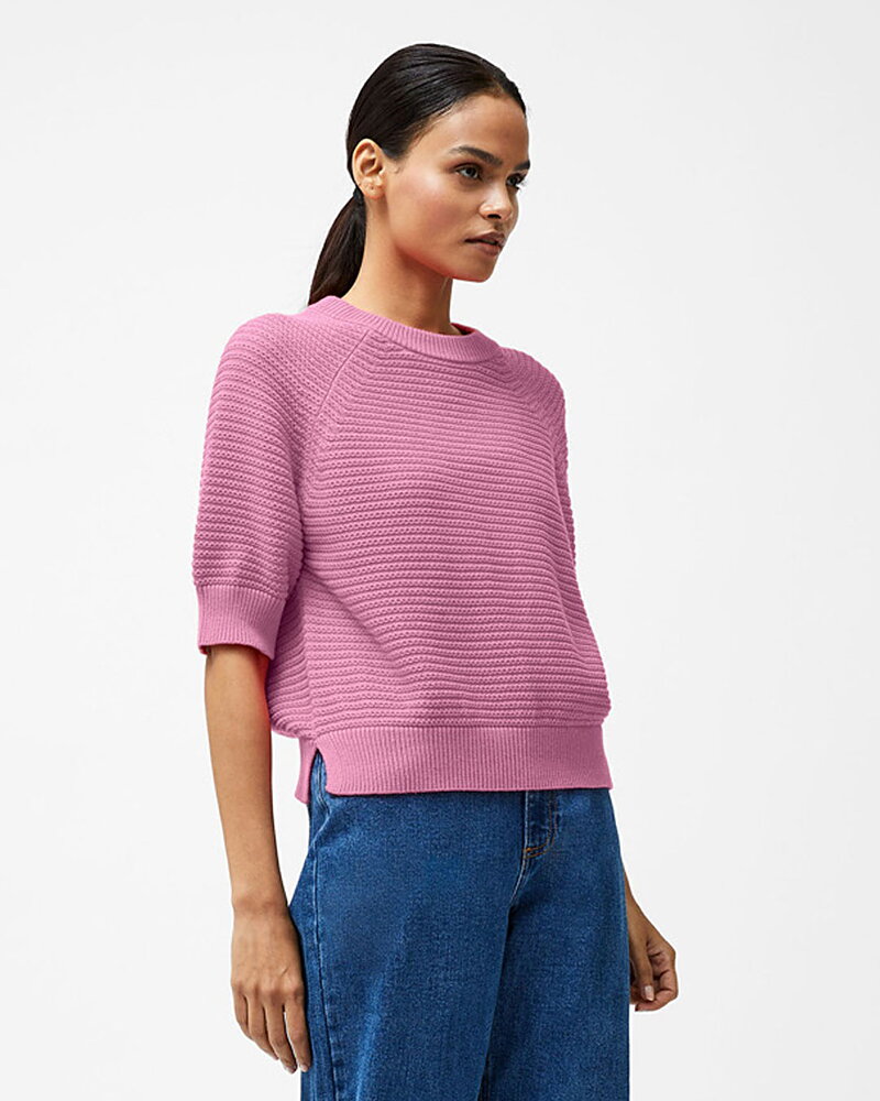 Bomullsjumper Lily Mozart ljusrosa