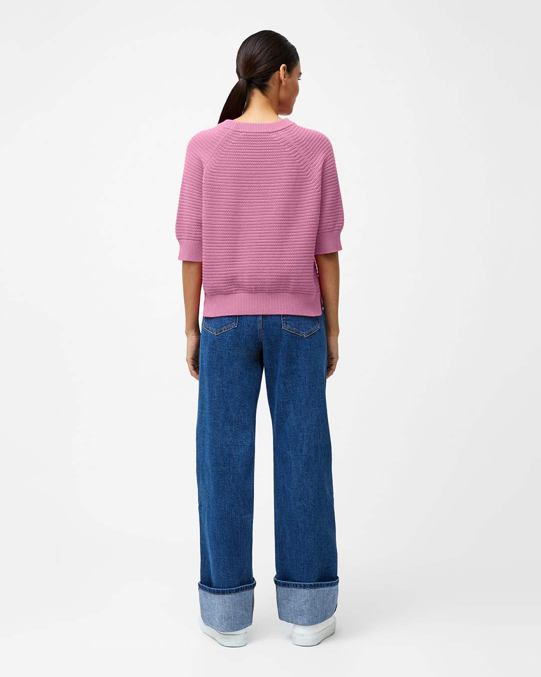 Bomullsjumper Lily Mozart ljusrosa - 2