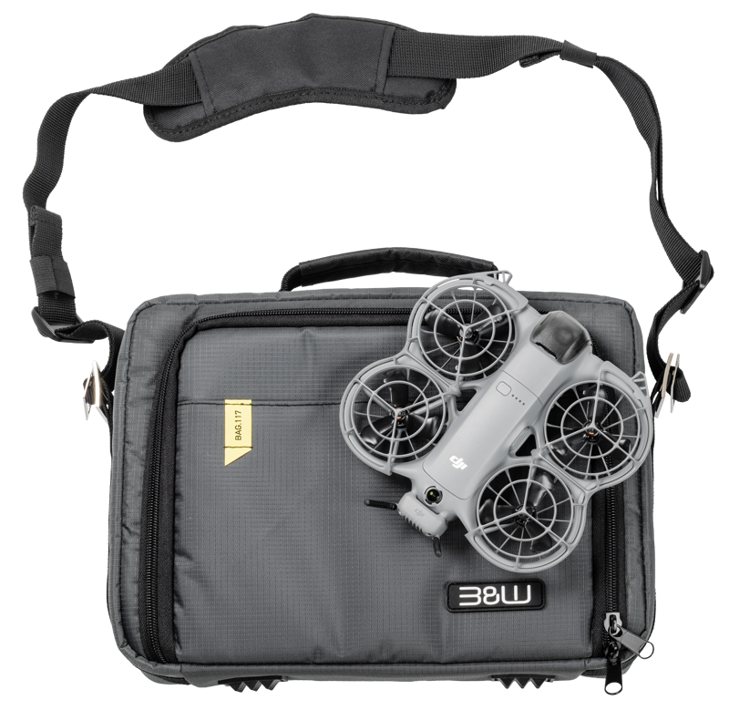 B&W Outdoor Cases BW Outdoor Drone.Bag TEX-117.Neo2 for DJI Neo 2 Fly More Combo, Grey - 4
