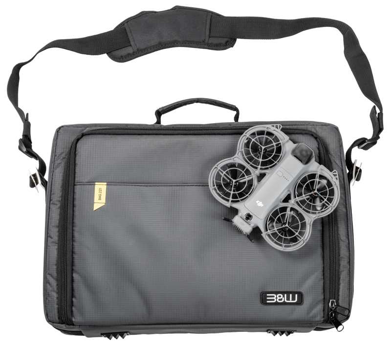 B&W Outdoor Cases BW Outdoor Drone.Bag TEX-221.Neo2 for DJI Neo 2 Motion Fly More Combo, Grey - 4