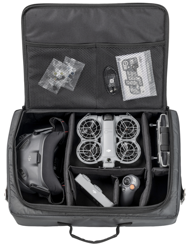 B&W Outdoor Cases BW Outdoor Drone.Bag TEX-221.Neo2 for DJI Neo 2 Motion Fly More Combo, Grey - 2