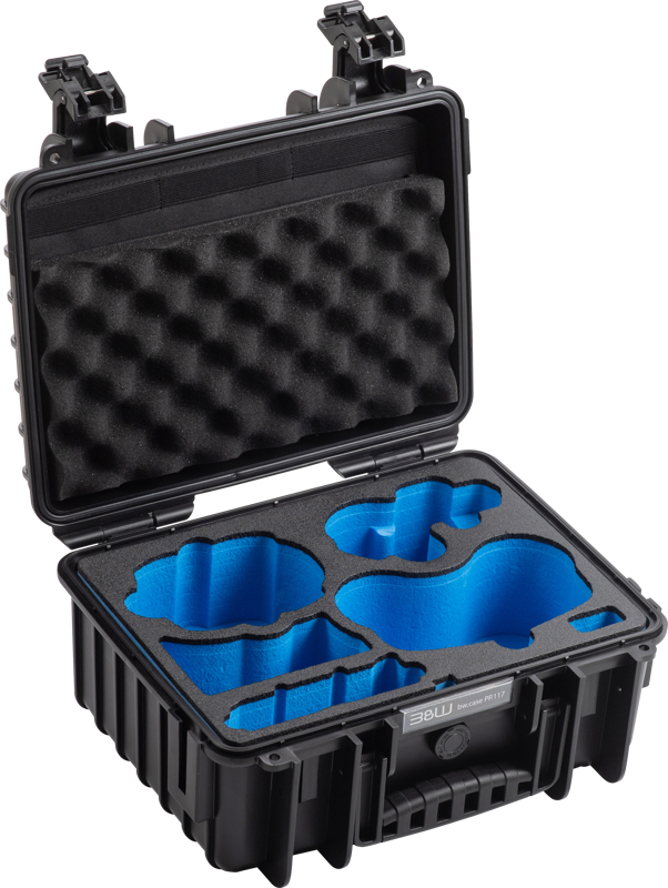 B&W Outdoor Cases BW Outdoor Drone.case PP.117.Antigravity I Case type 3000 I Antigravity A1 I Black