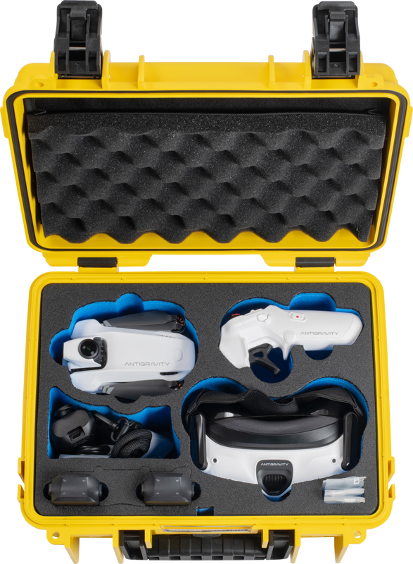 B&W Outdoor Cases BW Outdoor Drone.case PP.117.Antigravity I Case type 3000 I Antigravity A1 I Yellow - 4