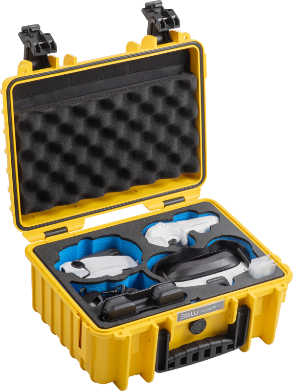 B&W Outdoor Cases BW Outdoor Drone.case PP.117.Antigravity I Case type 3000 I Antigravity A1 I Yellow - 3