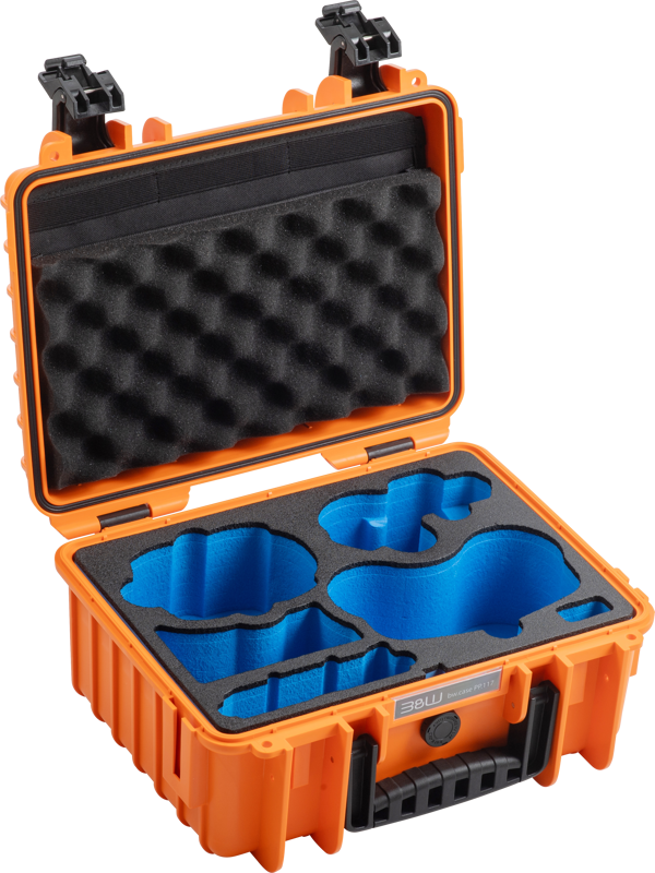 B&W Outdoor Cases BW Outdoor Drone.case PP.117.Antigravity I Case type 3000 I Antigravity A1 I Orange