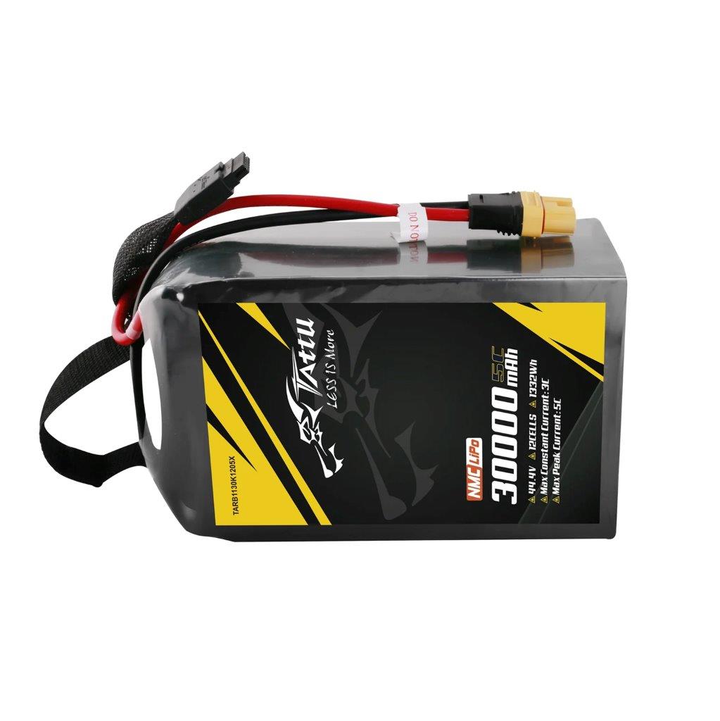 GensAce Tattu Semi-solid 30000mAh 5C 44.4V 12S1P Lipo Battery Pack, AS150U Plug - 2