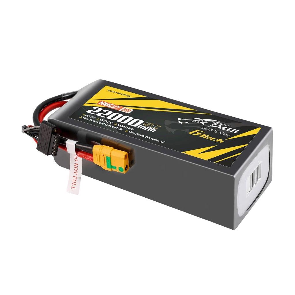 Tattu Semi-solid 300Wh/kg 22000mAh 5C 22.2V 6S1P G-Tech Lipo Batt Pack, XT90S-F - 2