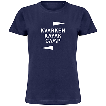 T-shirt Kvarken marinblå dam