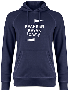 Hoodtröja marinblå Kvarken dam