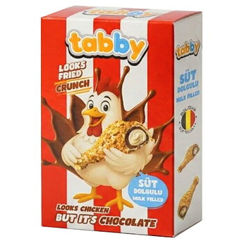 TABBY Choklad kyckling, fylld med Krämig chokladoch 50 g