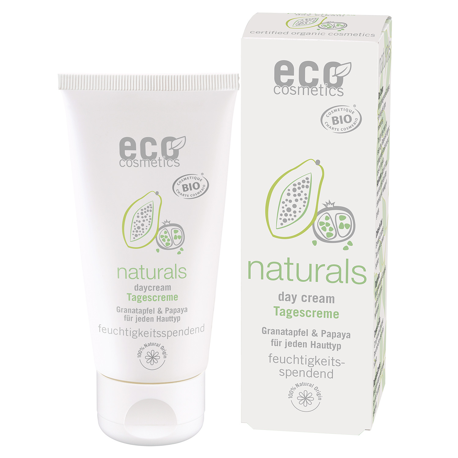 Day cream Granatäpple & papaya 50ml x4, EKO