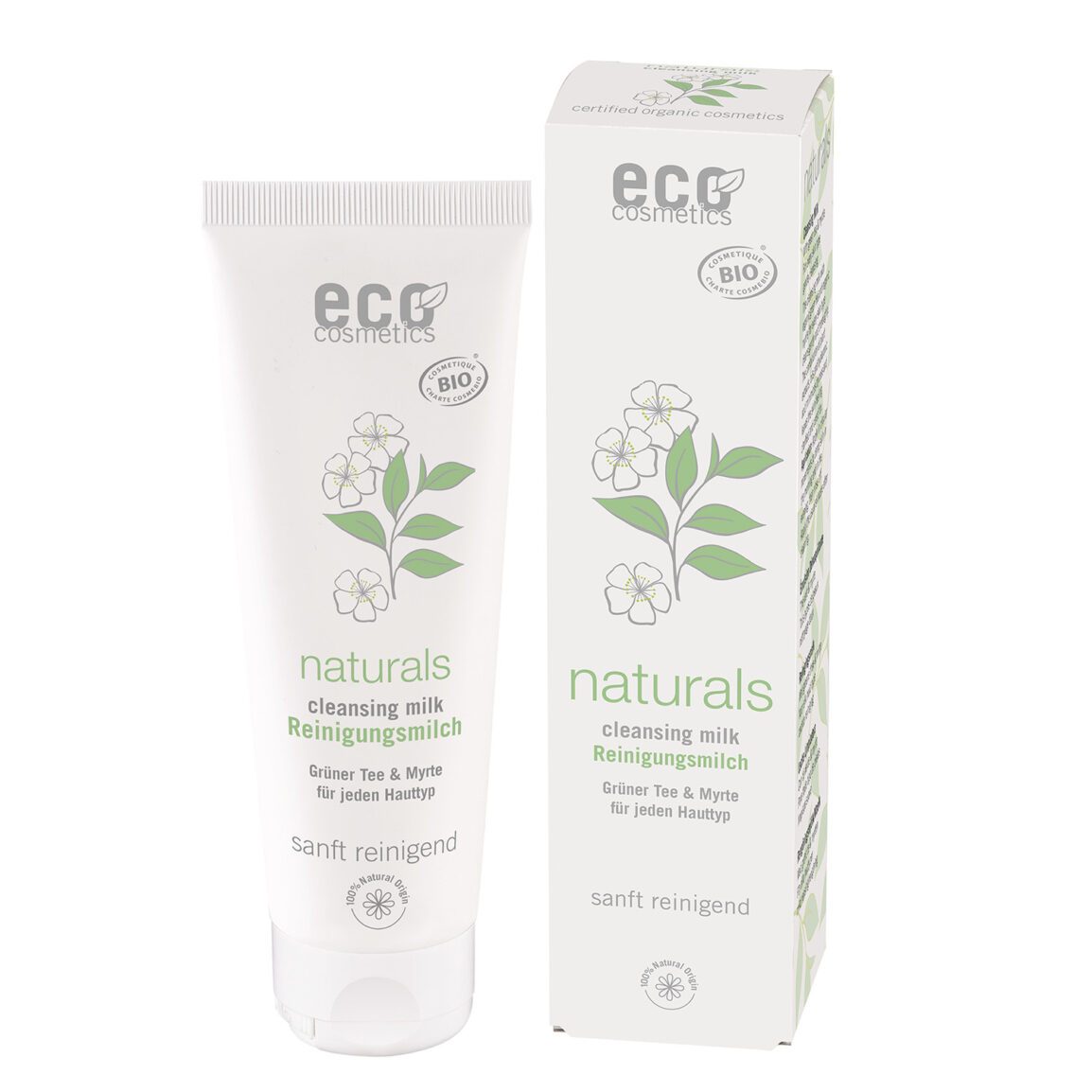 Cleansing milk Grönt te & myrtel 125ml x4, EKO